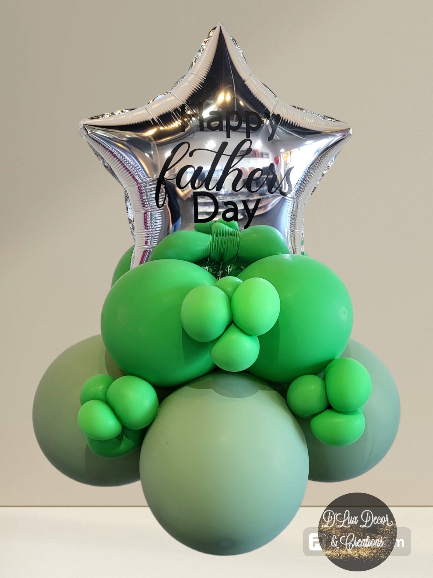 Happy Father's Day Balloon Centerpiece