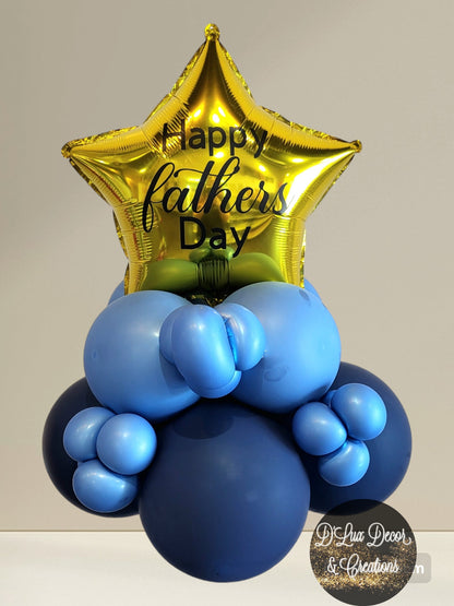 Happy Father's Day Balloon Centerpiece