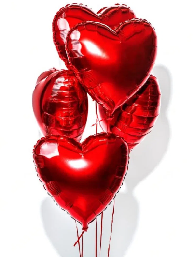 Helium Heart Balloons