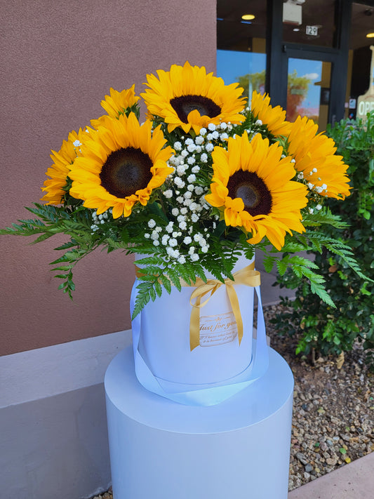 Sunflower Box Arrangement