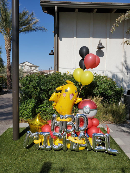 Pikachu Balloon Arrangement