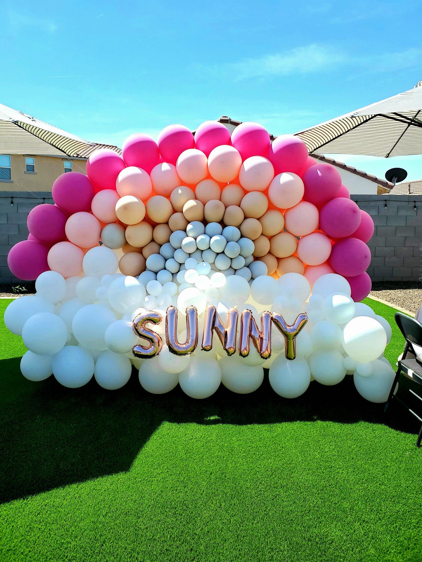 Grand Rainbow Balloon Arrangement