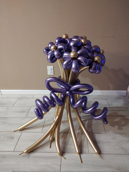 Flower balloon bouquet by the dozen