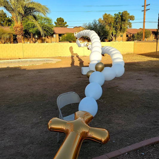 Rosary Balloon Arrangement